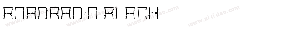 RoadRadio Black字体转换